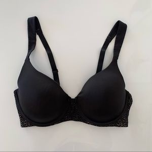Jones New York 36D Black Padded Underwire Bra